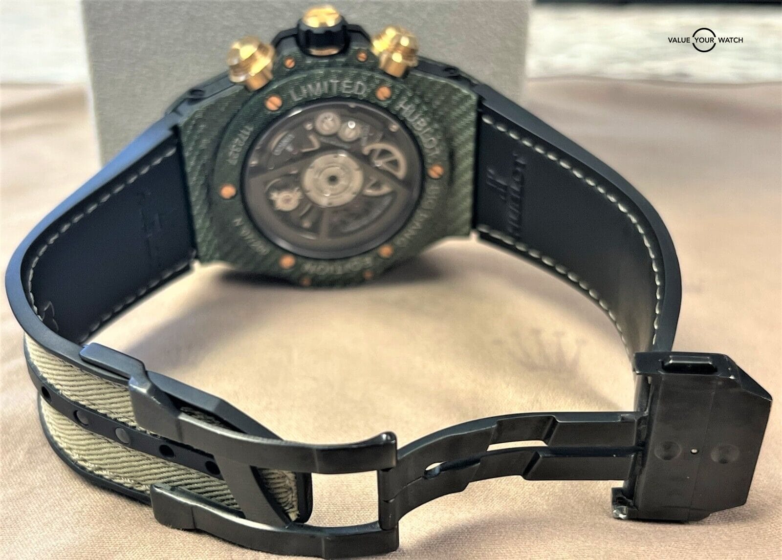 Hublot Big Bang Unico Chronograph 45mm 411.YG.1198.NR.ITI16 Green Camo SERVICED! - Image 10