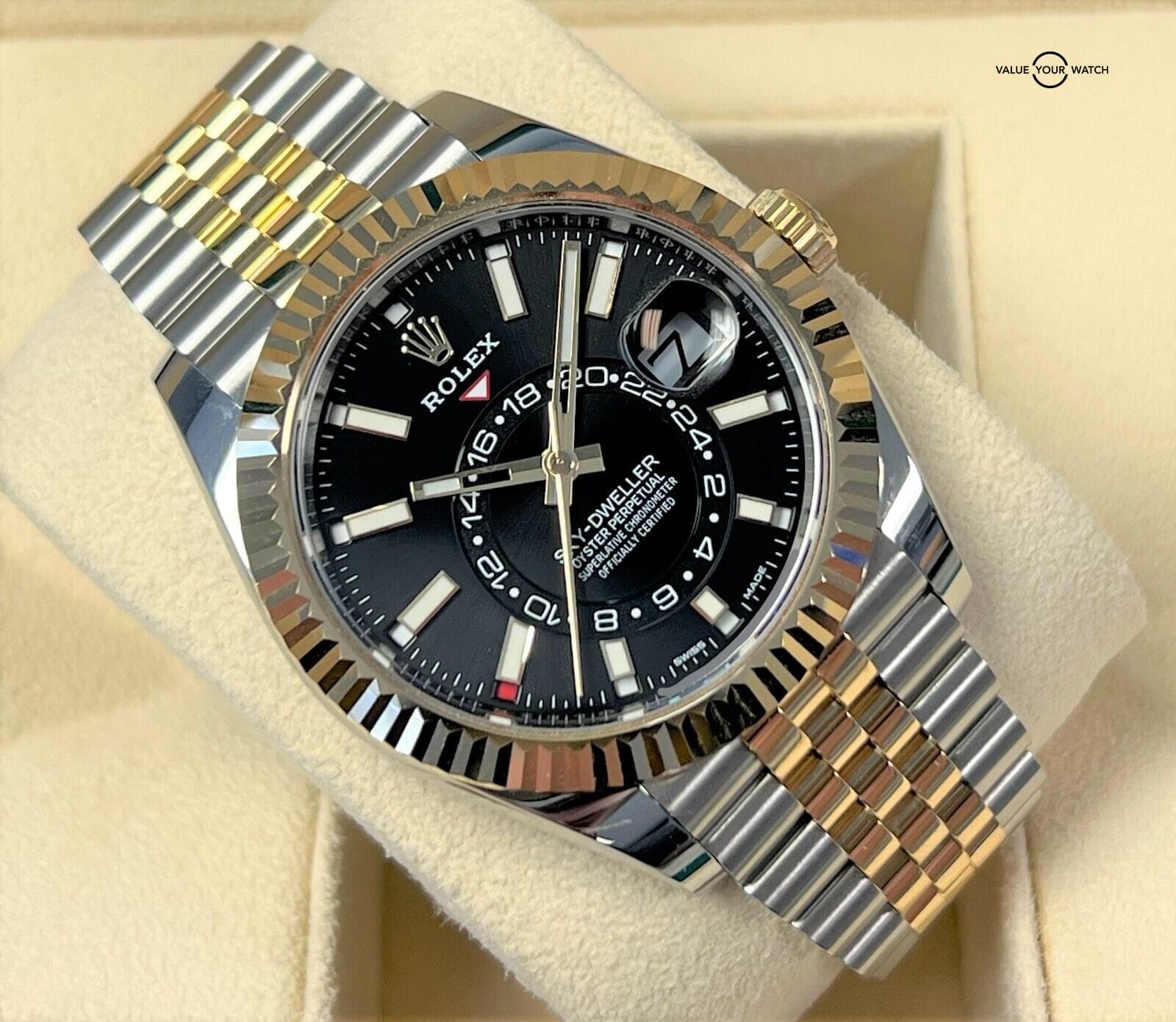 2023 Rolex Sky-Dweller Black Dial Jubilee 326933 BOXES/PAPERS! - Image 2