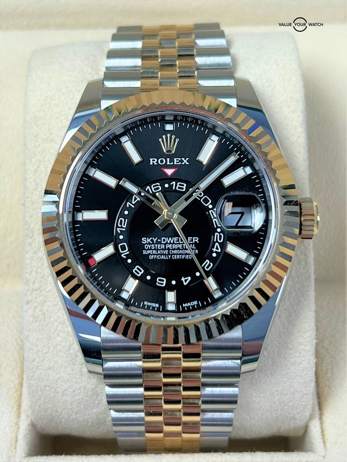 2023 Rolex Sky-Dweller Black Dial Jubilee 326933 BOXES/PAPERS! - Image 3
