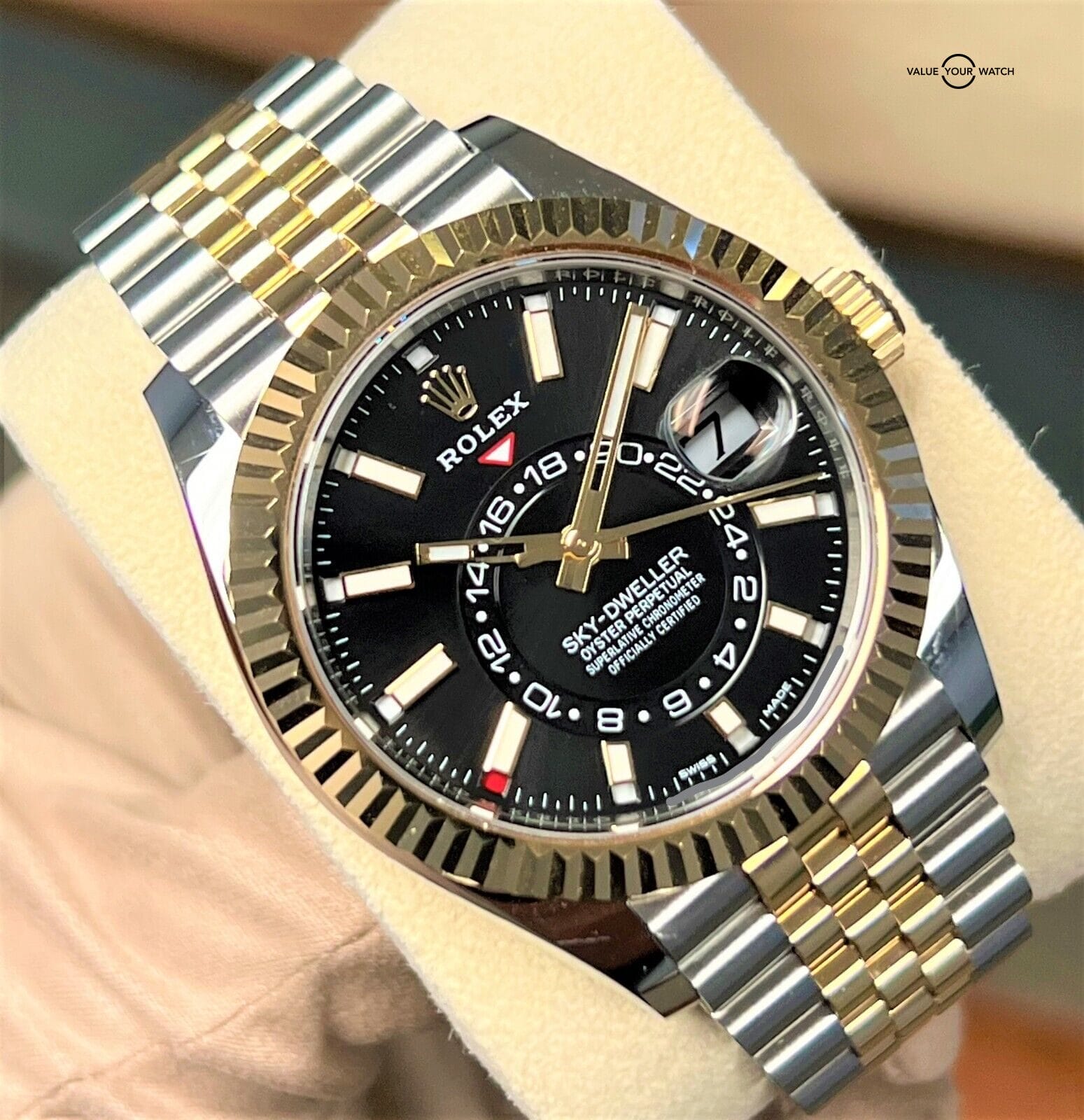 2023 Rolex Sky-Dweller Black Dial Jubilee 326933 BOXES/PAPERS! - Image 4