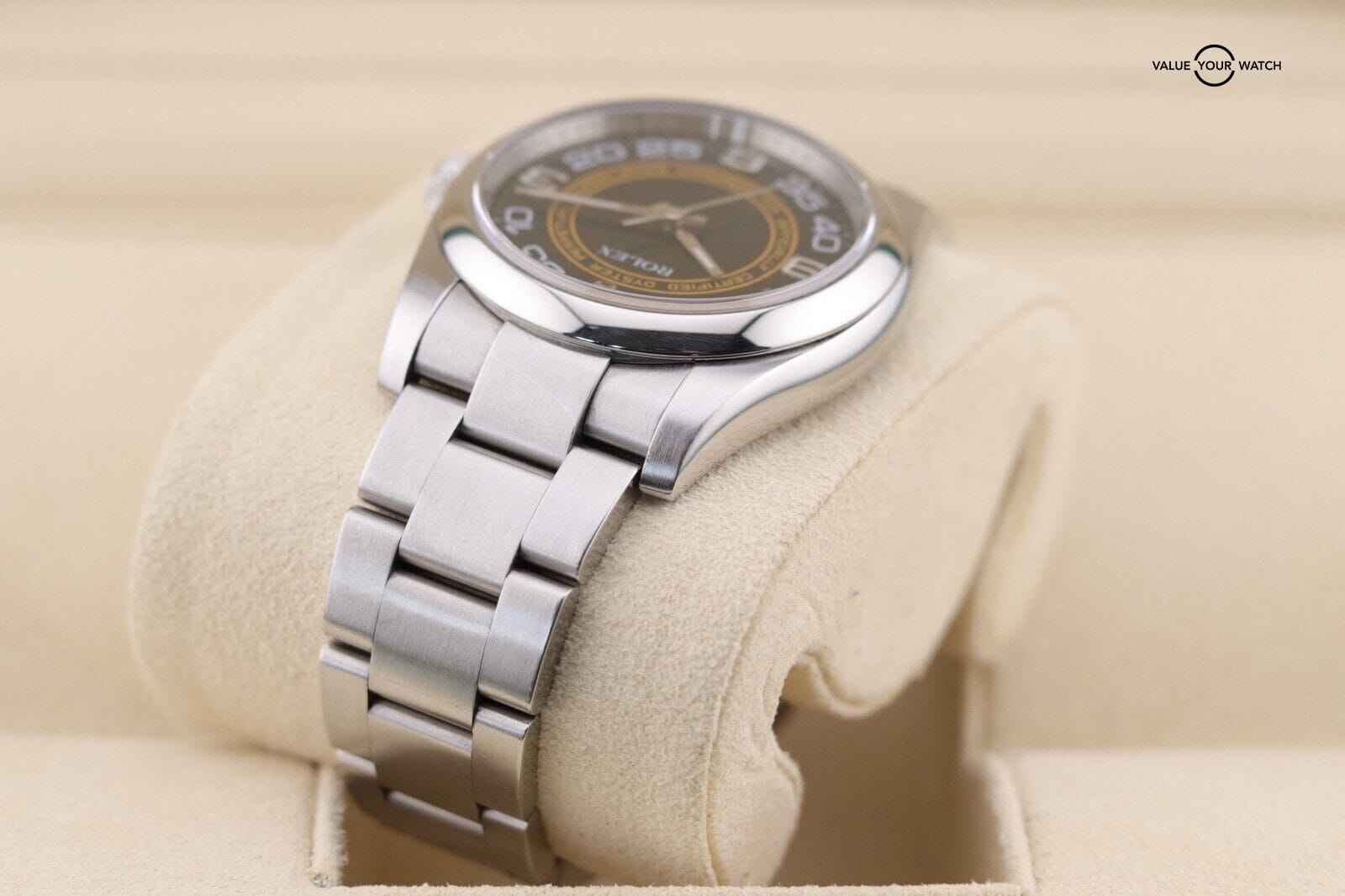 Rolex Oyster Perpetual OP36 Men's Black Watch Only 116000 Harley Dial - Image 4