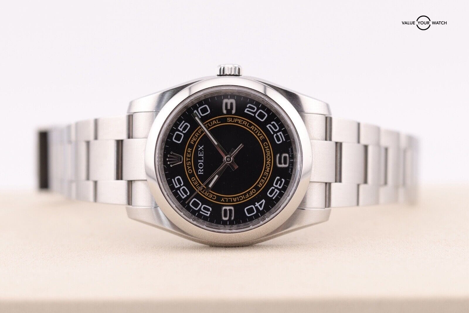 Rolex Oyster Perpetual OP36 Men's Black Watch Only 116000 Harley Dial - Image 13