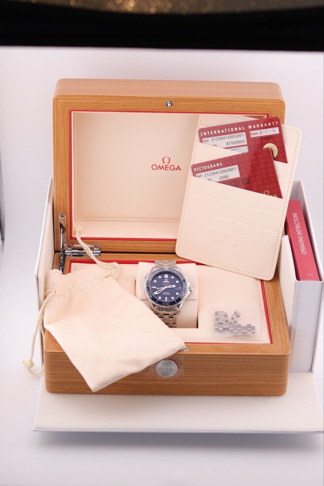 OMEGA Seamaster Professional 300m Diver Blue 41mm - 212.30.41.20.03.001 Complete - Image 4