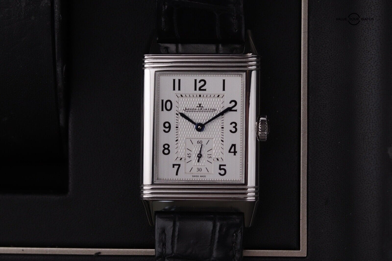 Jaeger-LeCoultre Reverso Silver Men's Watch - Q270854 - Image 4