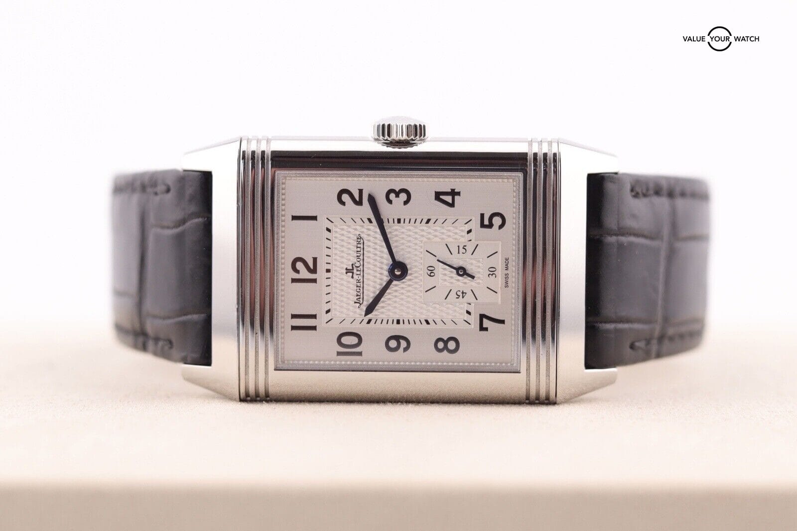 Jaeger-LeCoultre Reverso Silver Men's Watch - Q270854 - Image 9