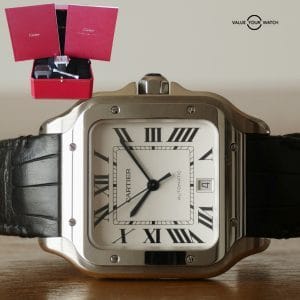 Cartier Santos de Cartier Large Box Papers Intl. Ship Automatic WSSA0009