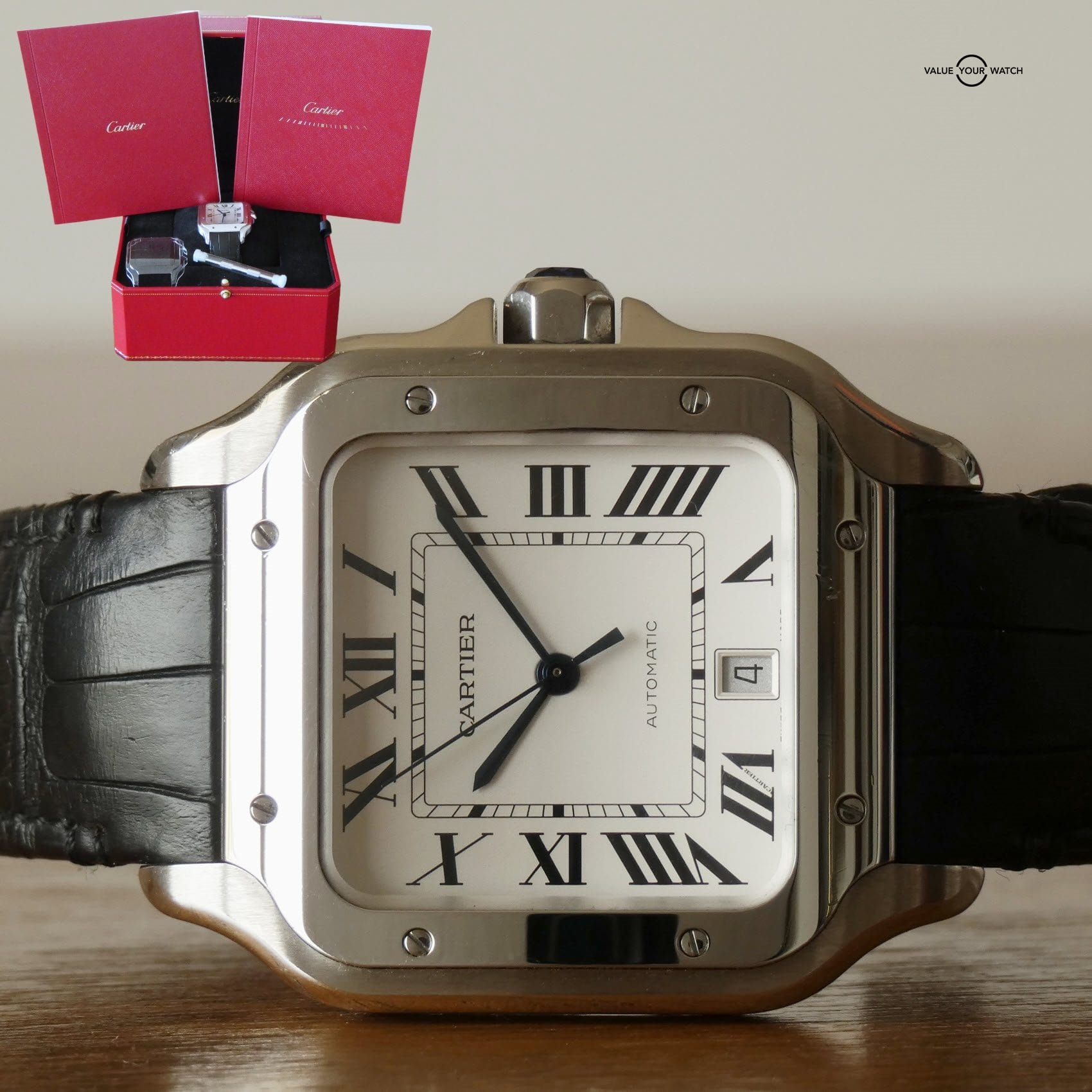 Cartier santos outlet box