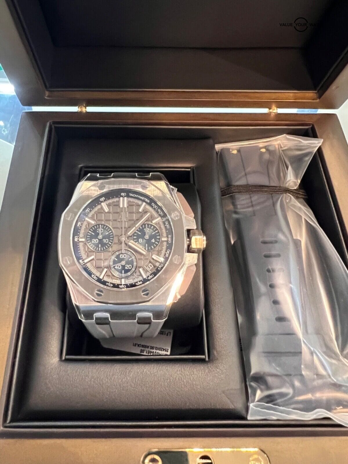 2023 Audemars Piguet 43mm Royal Oak Offshore Grey Blue Subdials AP Chronograph