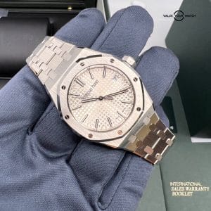 50th Anniversary 2022 Audemars Piguet Royal Oak Stainless Steel 37mm White Dial