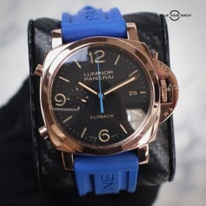 Panerai Luminor 1950 18k Rose Gold Flyback Chronograph 44mm PAM00525 PAM 525 – 2018 B&P