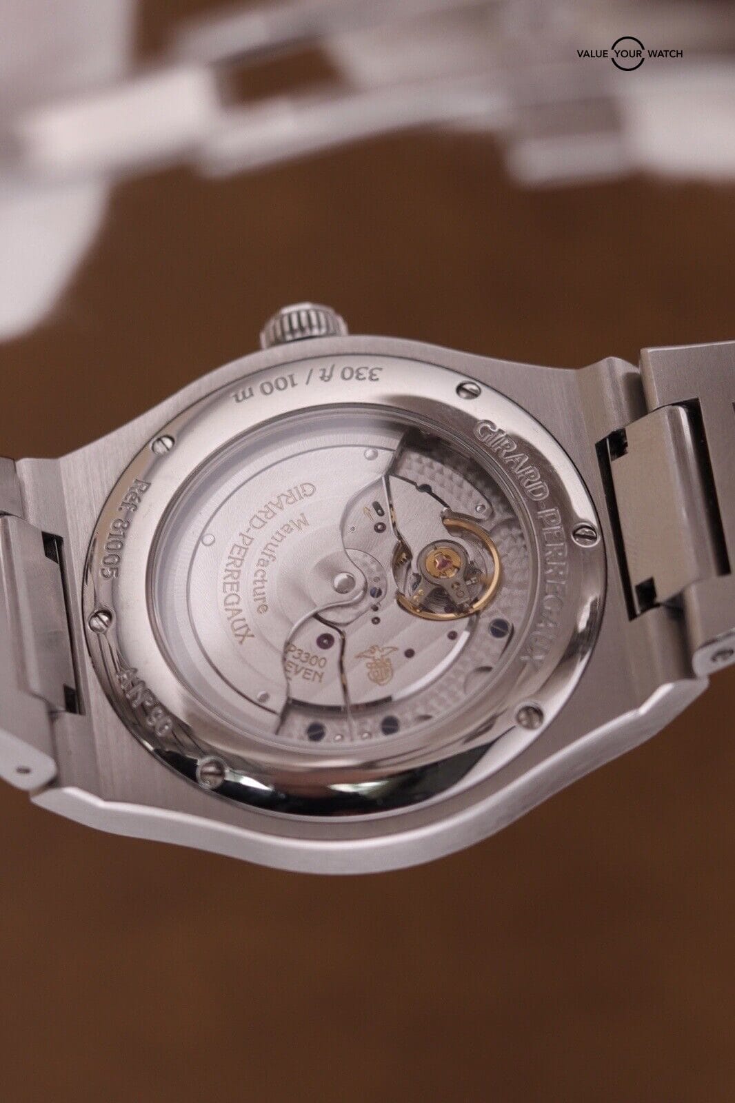 Girard-Perregaux Laureato Silver Men's Watch - 81005-11-131-BB6A - Image 6