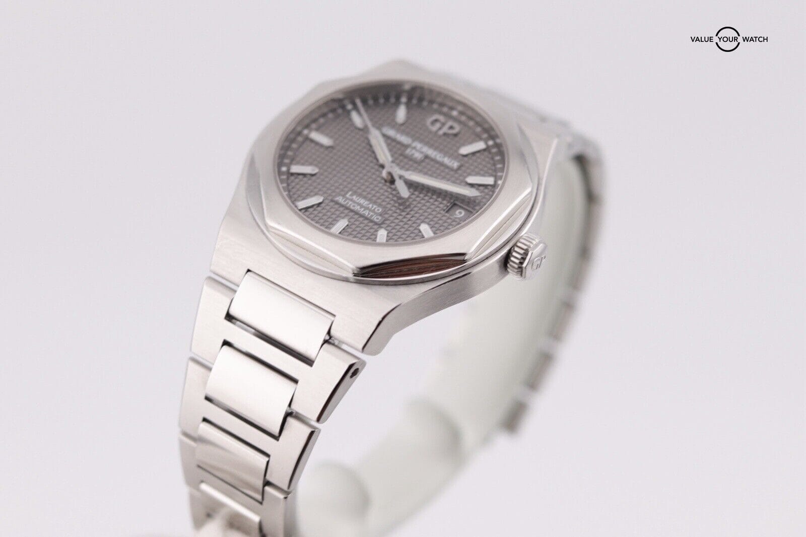 Girard-Perregaux Laureato Silver Men's Watch - 81005-11-131-BB6A - Image 9