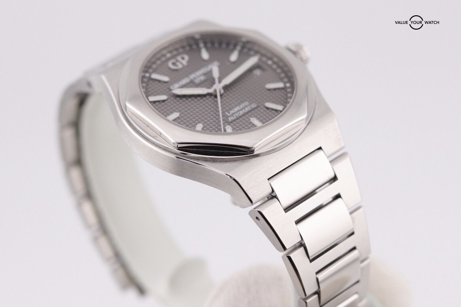 Girard-Perregaux Laureato Silver Men's Watch - 81005-11-131-BB6A - Image 12