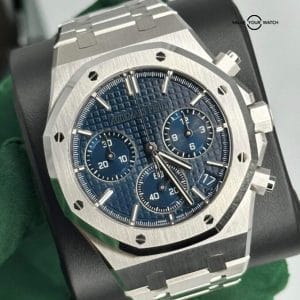 2023 New Unworn AP Audemars Piguet Royal Oak Chronograph 41mm Steel Blue Dial