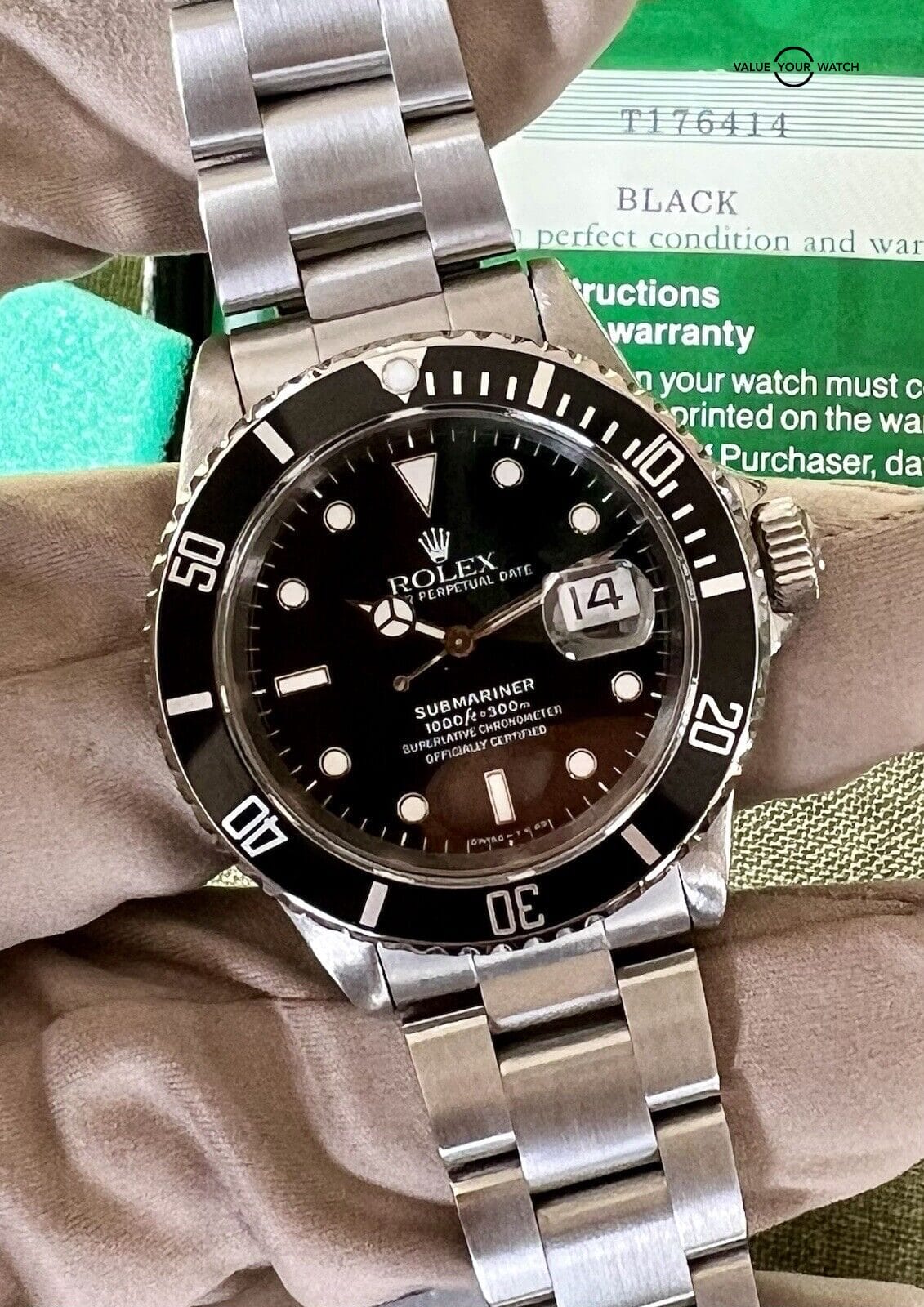 Rolex Submariner Box And Papers Full Set - 16610 - Image 8