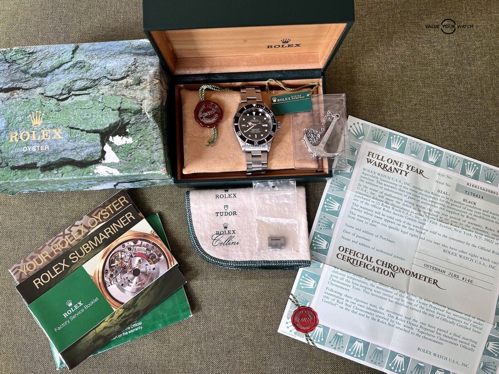 Rolex Submariner Box And Papers Full Set - 16610 - Image 9