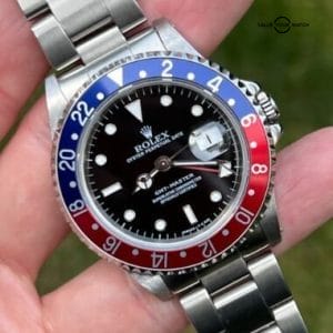 Serviced 1997 Rolex GMT Master Pepsi 16700 Sapphire Quick Set Date, Box/Papers