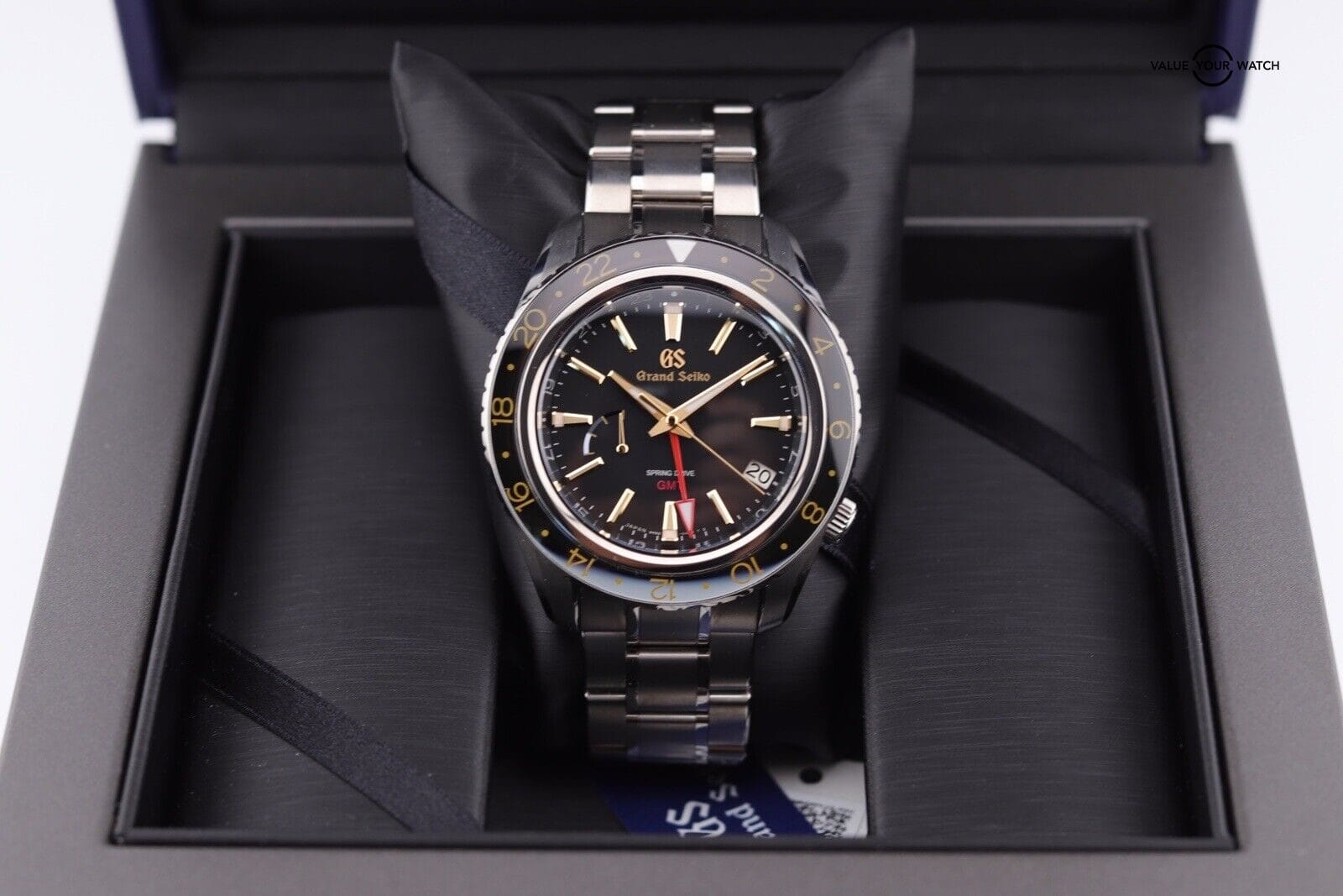 Grand Seiko Sport GMT Diver Spring Drive - SBGE215G - Titanium x Gold - Complete - Image 10