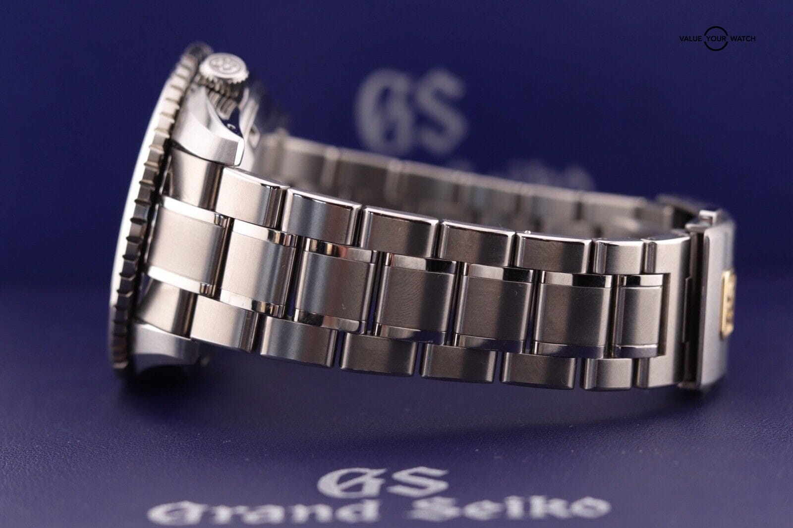 Grand Seiko Sport GMT Diver Spring Drive - SBGE215G - Titanium x Gold - Complete - Image 12