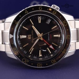 Grand Seiko Sport GMT Diver Spring Drive - SBGE215G - Titanium x Gold - Complete