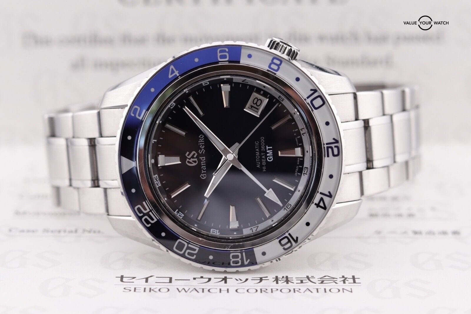 Grand Seiko Sport GMT Hi Beat Blue - SBGJ237