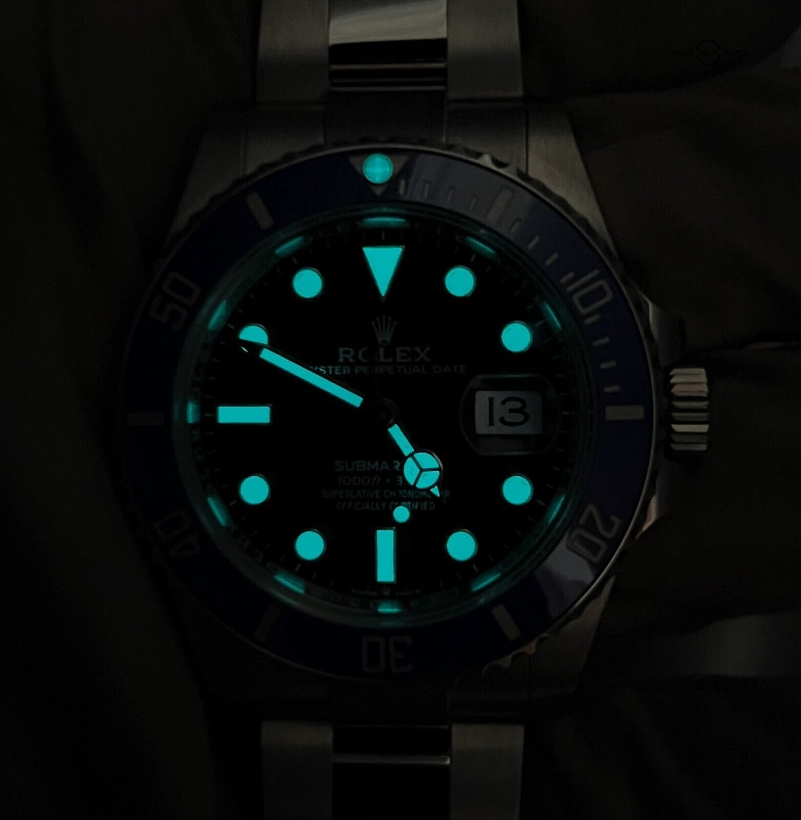 Rolex Submariner Date 126619 41mm 18K White Gold Blue Bezel BOXES/PAPERS! - Image 4