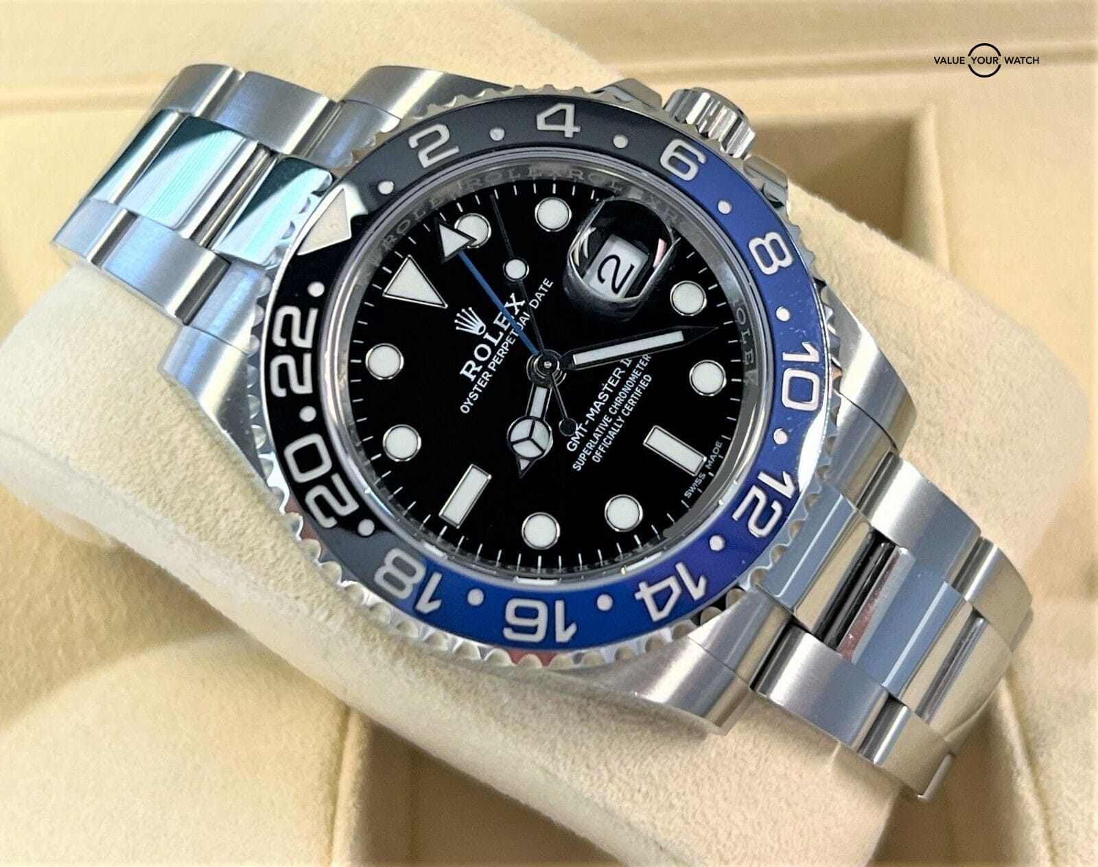 Rolex GMT-Master II 116710BLNR “BATMAN” Blue & Black Stainless Steel 40mm! - Image 12