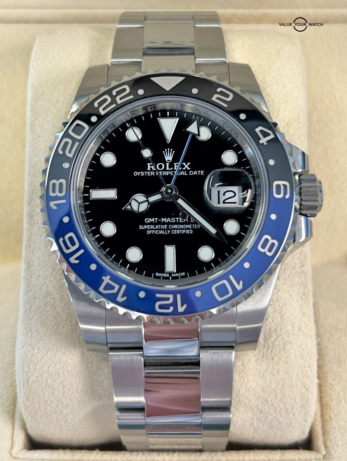 Rolex GMT-Master II 116710BLNR “BATMAN” Blue & Black Stainless Steel 40mm! - Image 13