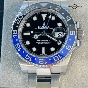 Rolex GMT-Master II 116710BLNR “BATMAN” Blue & Black Stainless Steel 40mm!