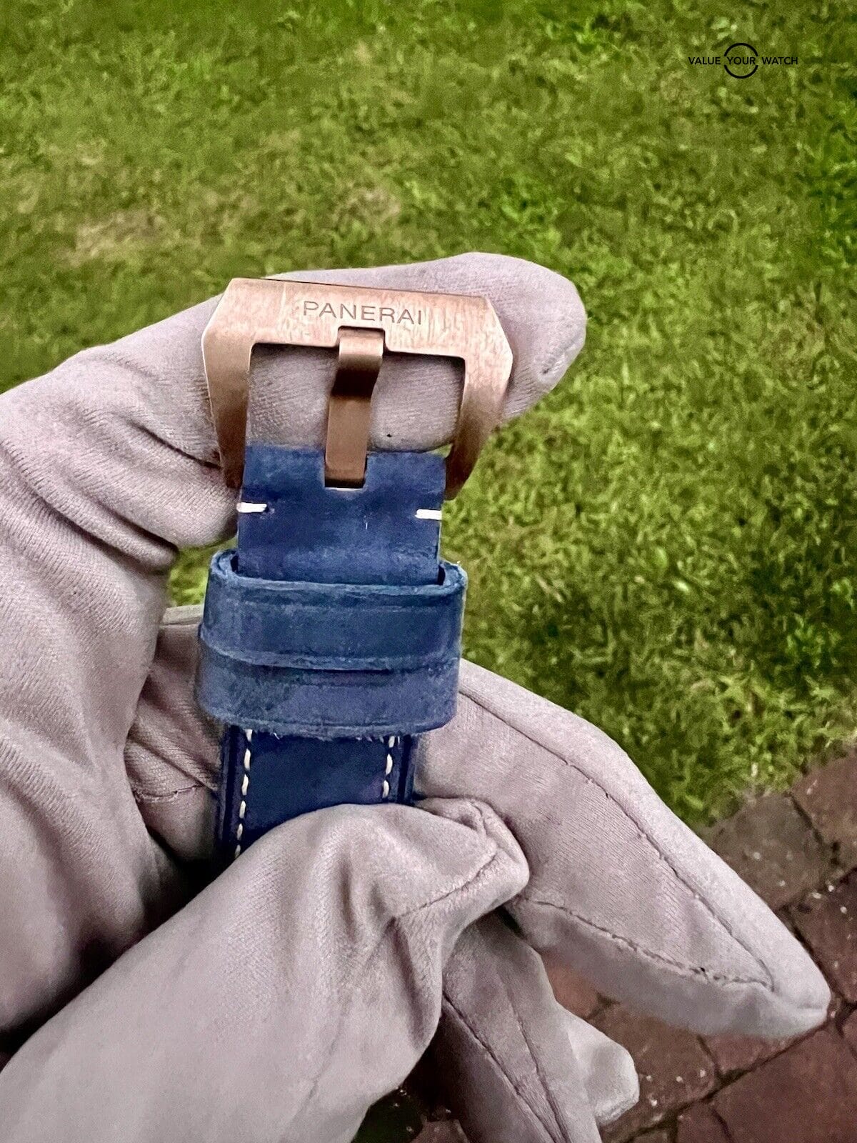 2023 Panerai Luminor Submersible Bronze Blue Dial Men's Watch - PAM01074 - Image 5