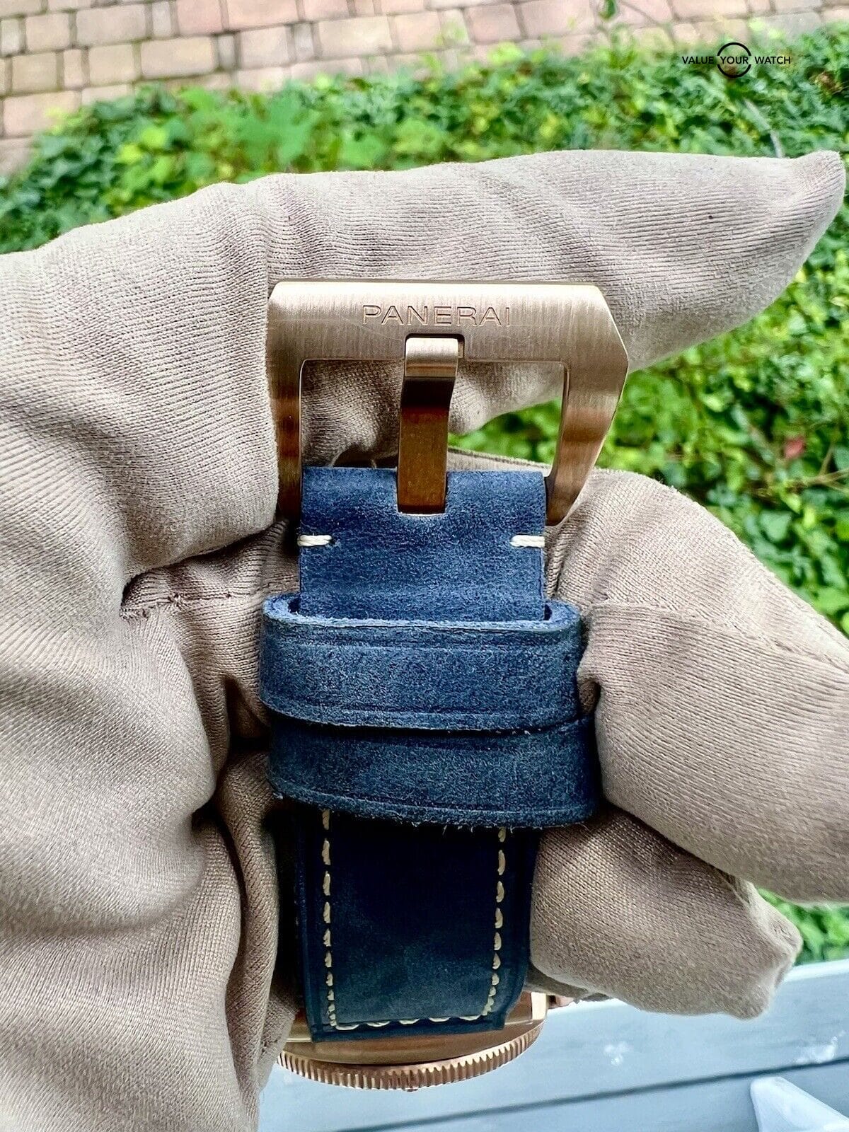 2023 Panerai Luminor Submersible Bronze Blue Dial Men's Watch - PAM01074 - Image 12