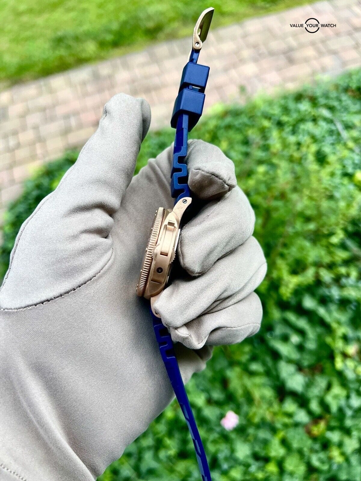 2023 Panerai Luminor Submersible Bronze Blue Dial Men's Watch - PAM01074 - Image 16