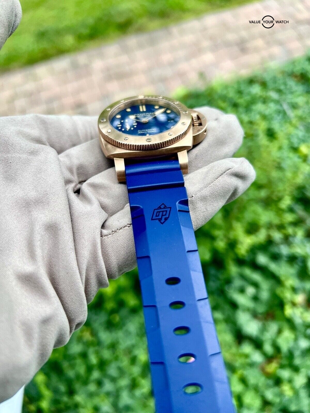 2023 Panerai Luminor Submersible Bronze Blue Dial Men's Watch - PAM01074 - Image 17