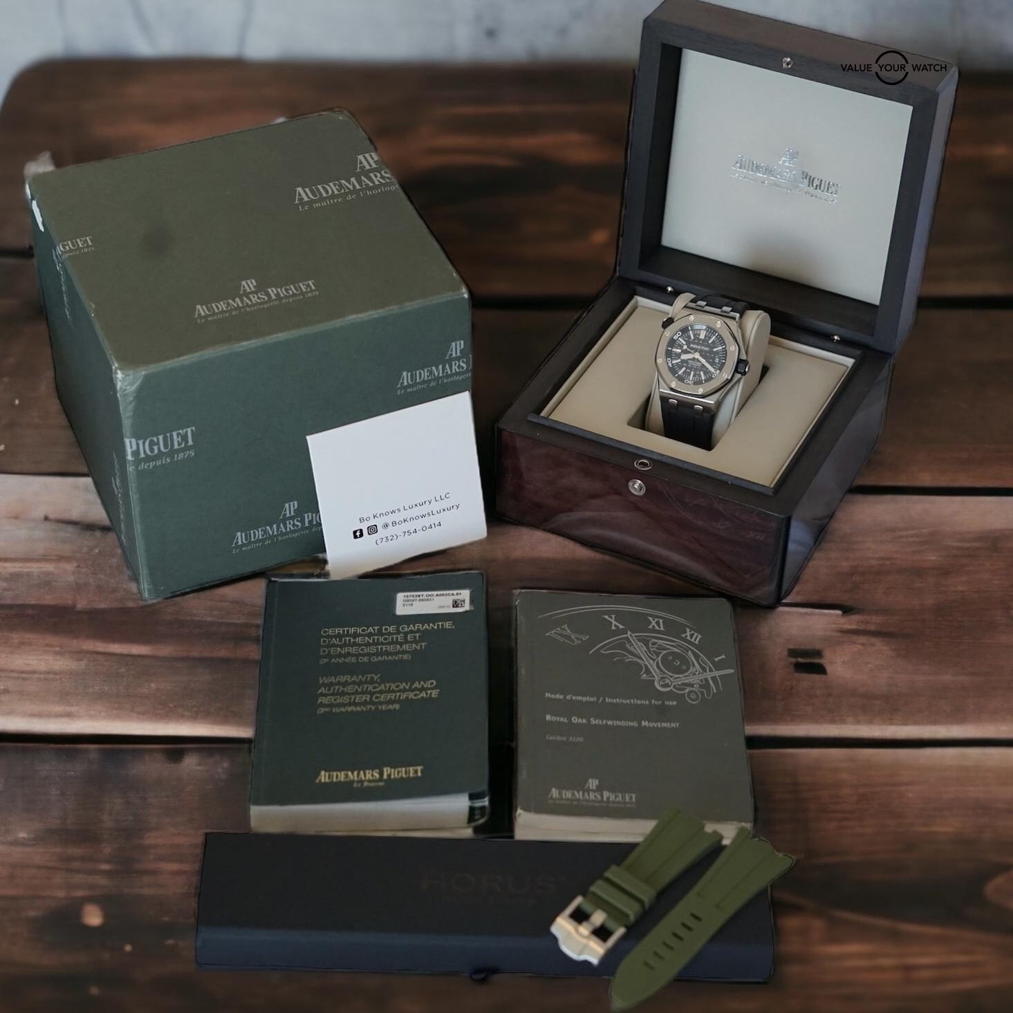 AUDEMARS PIGUET Royal Oak Offshore 42 Steel Black BOX & PAPERS SERVICED- 15703ST - Image 2