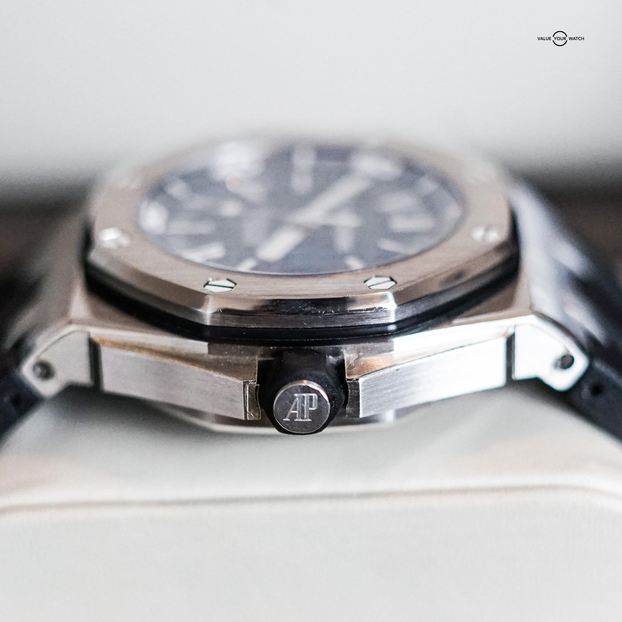 AUDEMARS PIGUET Royal Oak Offshore 42 Steel Black BOX & PAPERS SERVICED- 15703ST - Image 9