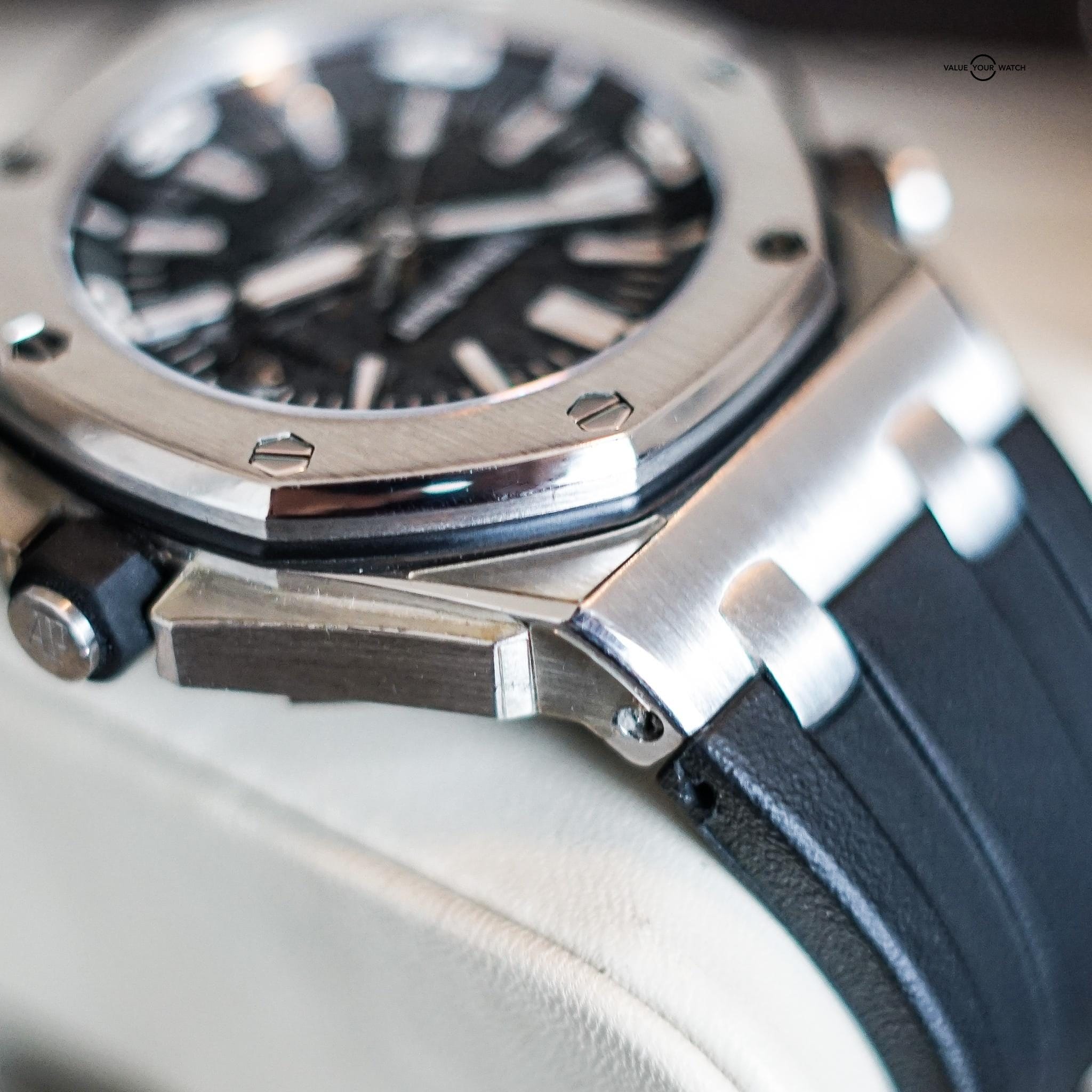 AUDEMARS PIGUET Royal Oak Offshore 42 Steel Black BOX & PAPERS SERVICED- 15703ST - Image 11