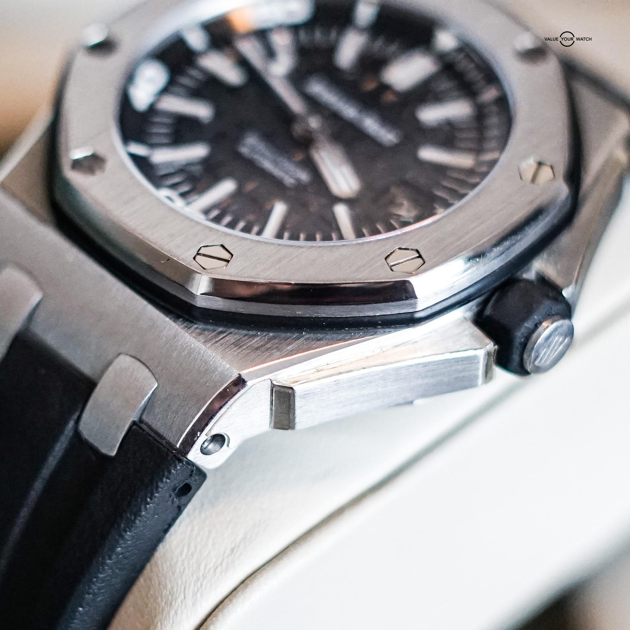 AUDEMARS PIGUET Royal Oak Offshore 42 Steel Black BOX & PAPERS SERVICED- 15703ST - Image 12
