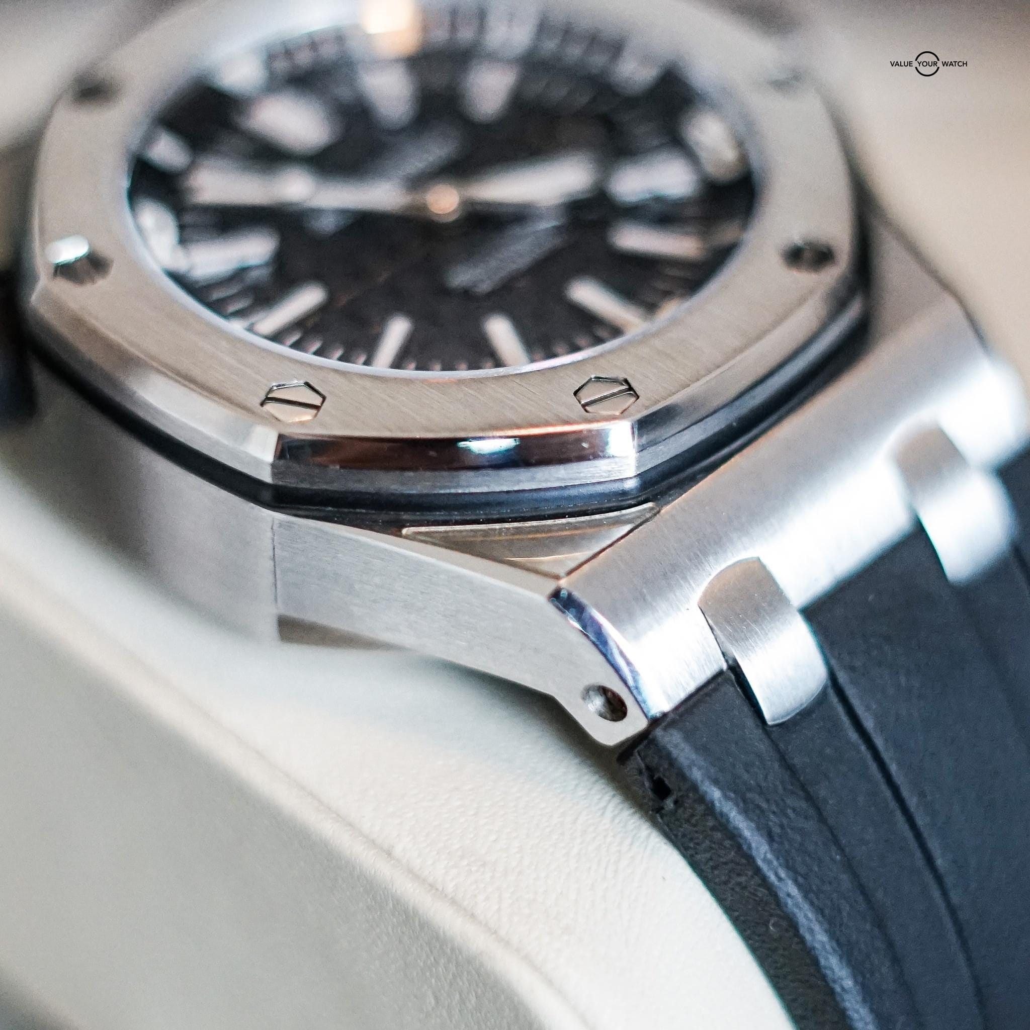 AUDEMARS PIGUET Royal Oak Offshore 42 Steel Black BOX & PAPERS SERVICED- 15703ST - Image 14