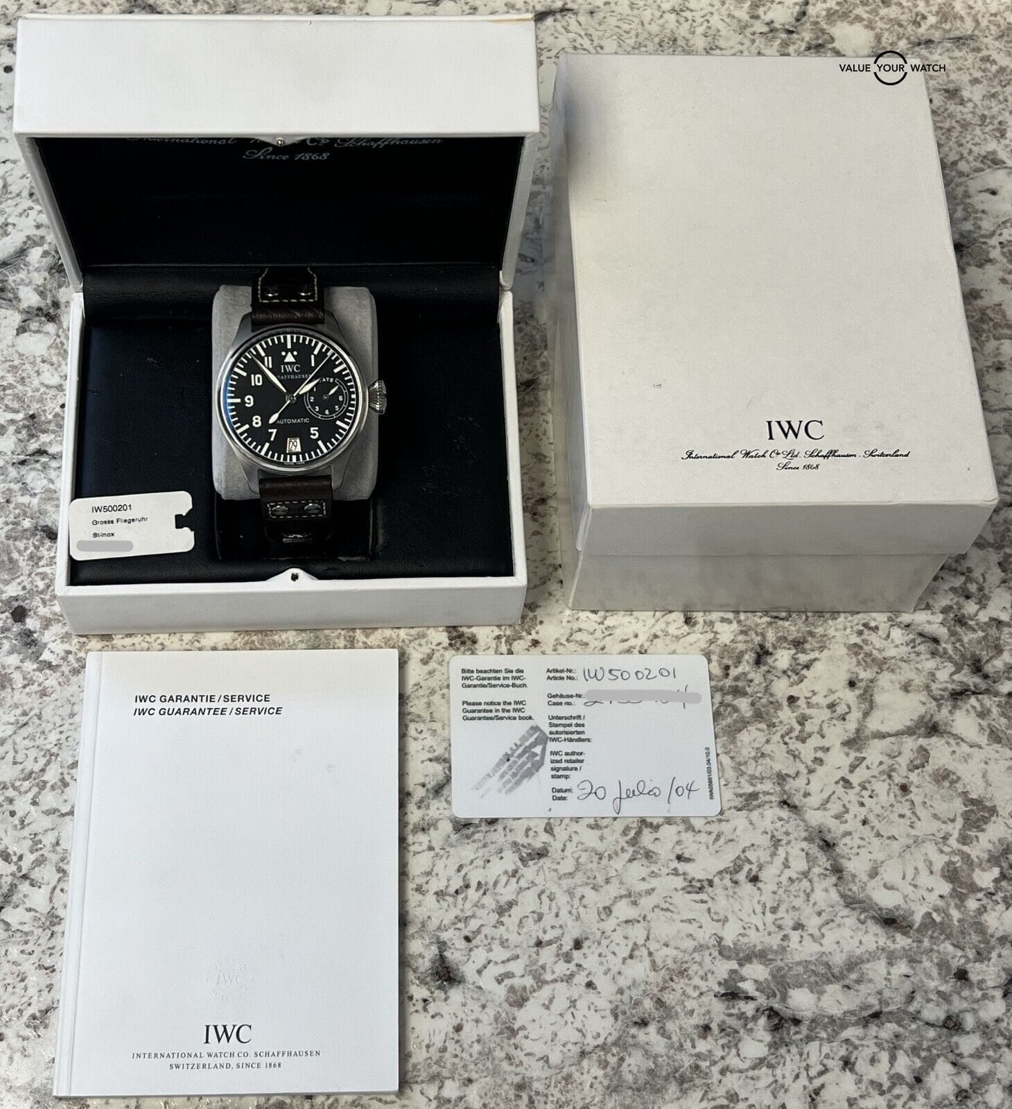 IWC Big Pilot IW500201 Stainless Steel 46mm 7 Day BOXES/PAPERS! - Image 16