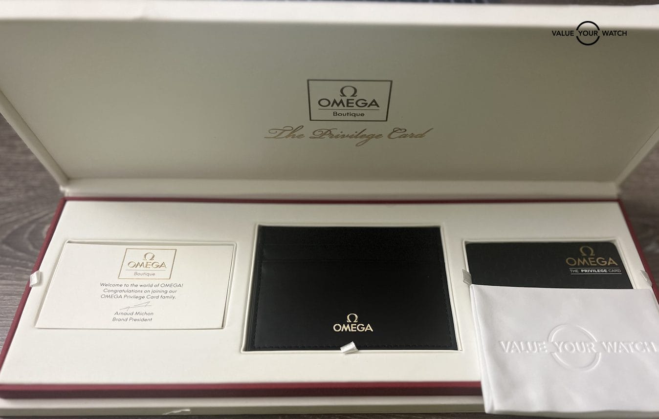 OMEGAs Privilege Card with the original package