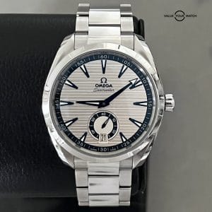 Omega Aqua Terra 150m Chronometer Small Seconds Silvery Blue 220.10.41.21.02.004