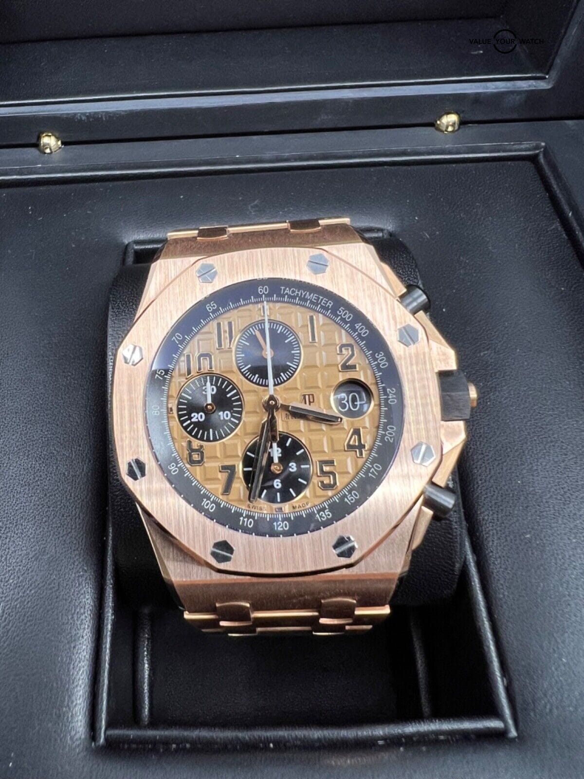 2017 Box Papers Audemars Piguet Royal Oak Offshore Salmon Dial Rose Gold 42mm - Image 6