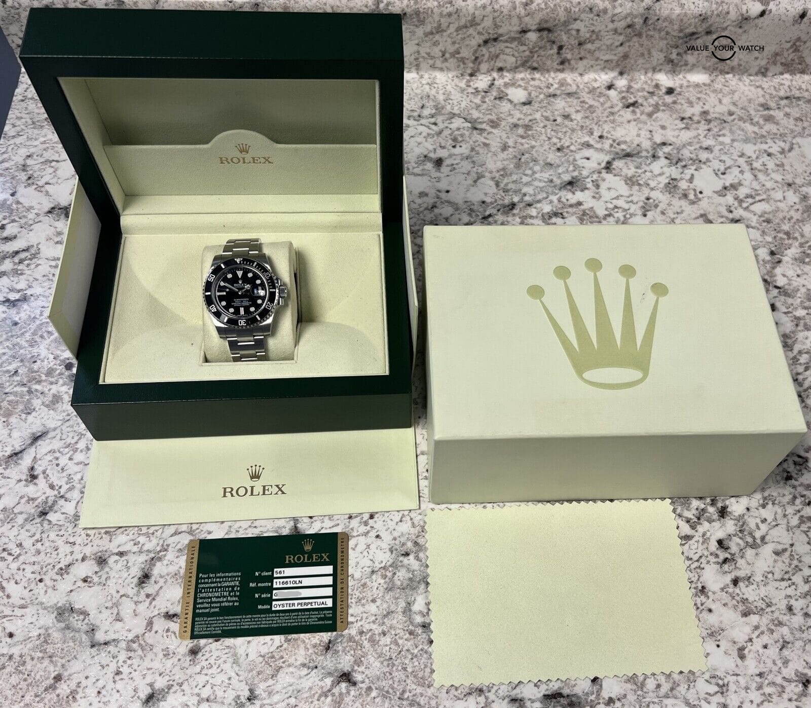 Rolex Submariner Date 116610 40mm Stainless Steel Black Dial BOX/PAPERS! - Image 6