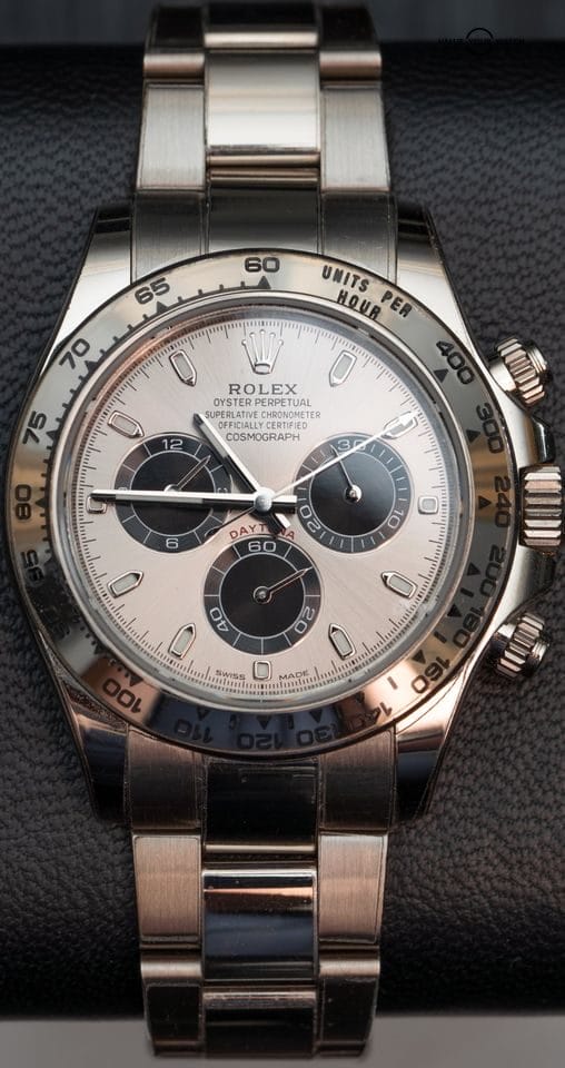 Rolex Daytona grey Ghost Dial White Gold Oyster 116509 chronograph Fullset Discontinued