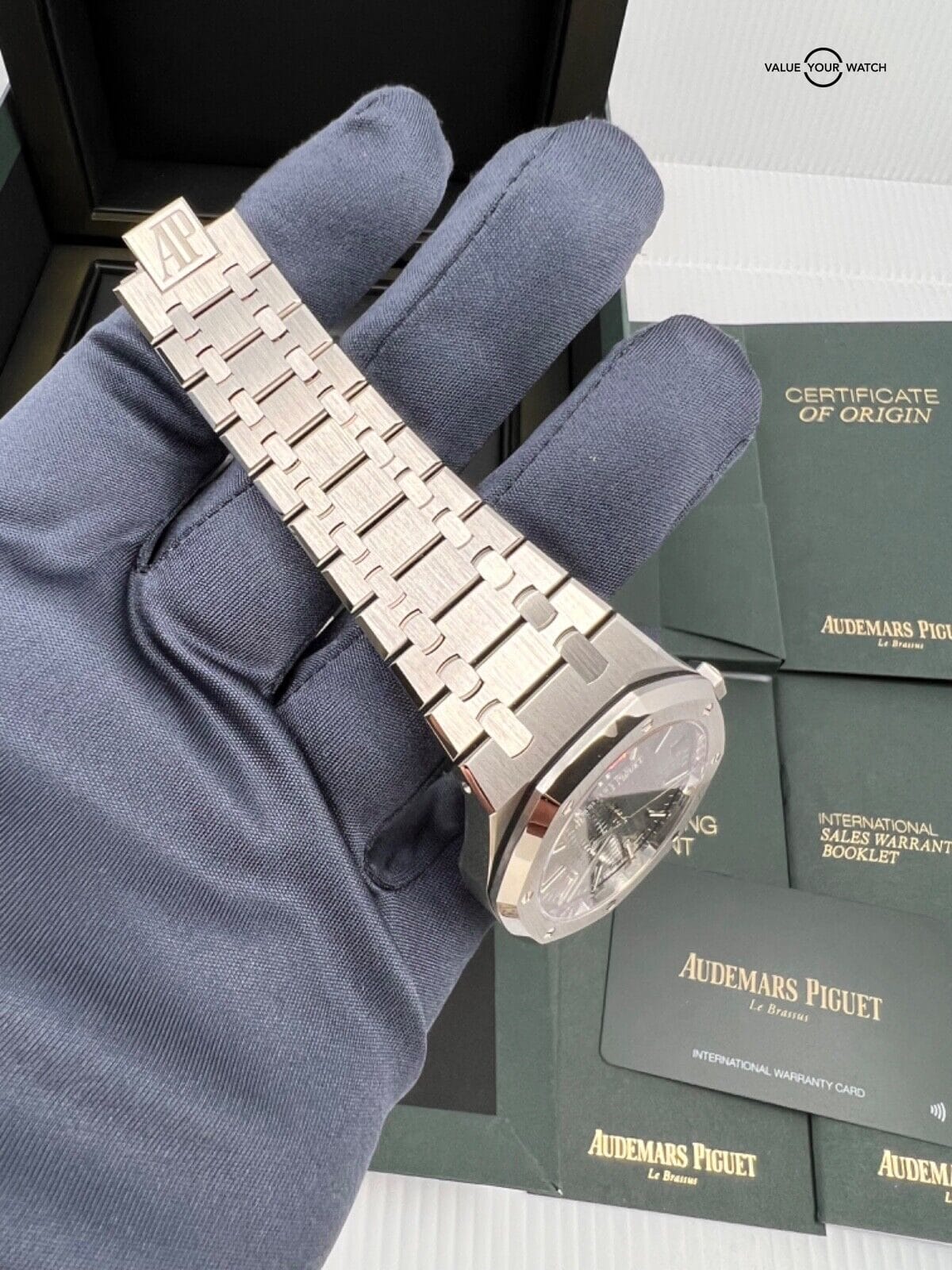 2022 50th Anniversary Complete Set Audemars Piguet Royal Oak Grey Dial 15510st - Image 2