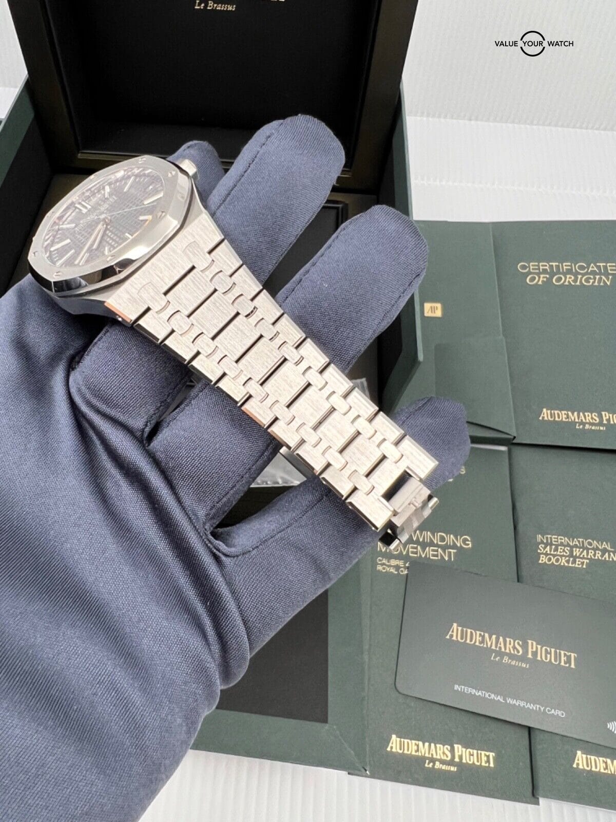 2022 50th Anniversary Complete Set Audemars Piguet Royal Oak Grey Dial 15510st - Image 3