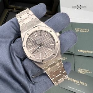 2022 50th Anniversary Complete Set Audemars Piguet Royal Oak Grey Dial 15510st