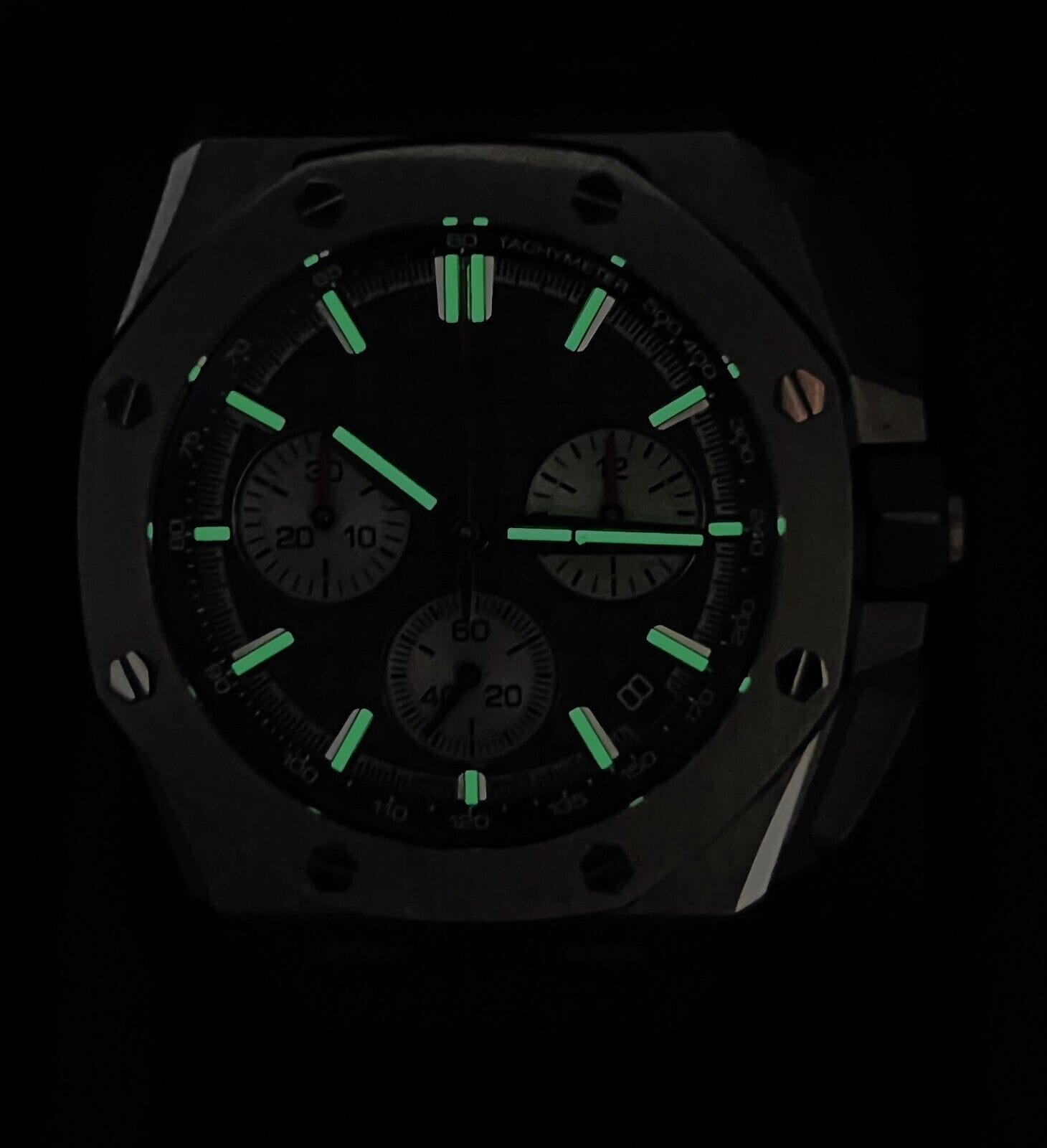 Audemars Piguet Royal Oak Offshore 43mm 26420TI Blue Dial BOX/PAPERS! - Image 7