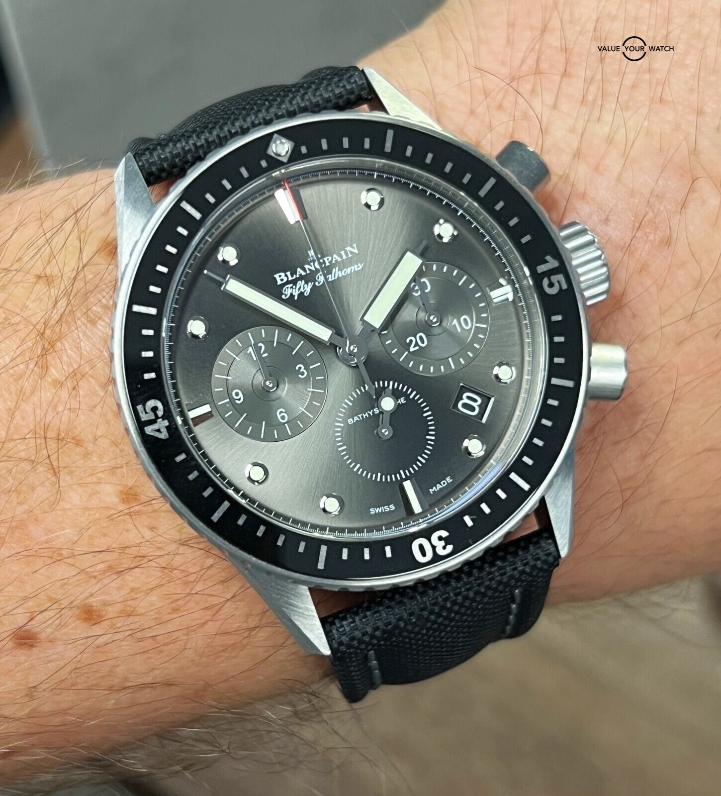 Blancpain Fifty Fathoms Bathyscaphe 43mm 5200-1110-B52A BOX/PAPERS! - Image 12