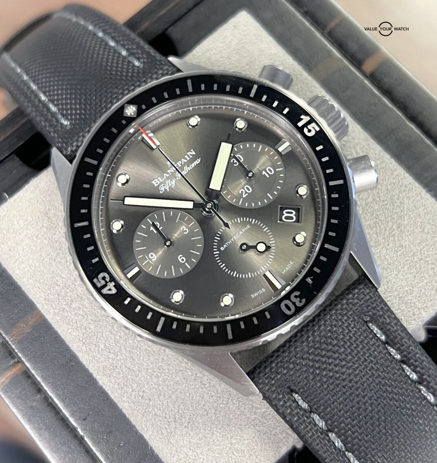 Blancpain Fifty Fathoms Bathyscaphe 43mm 5200-1110-B52A BOX/PAPERS! - Image 13